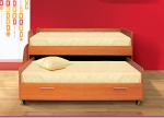АД-кровать одинарная+кровать выкатная